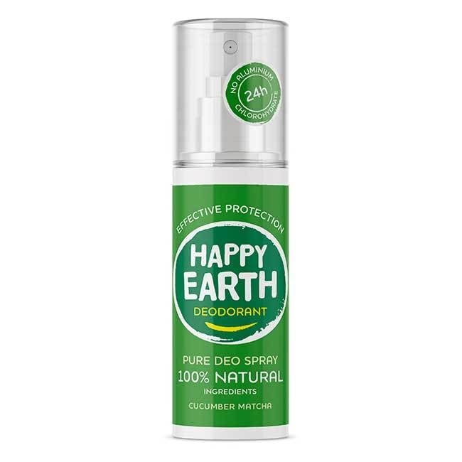 Happy Earth Pure Deodorant Spray - Cucumber & Matcha