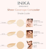 Inika Sheer Coverage Concealer Shades