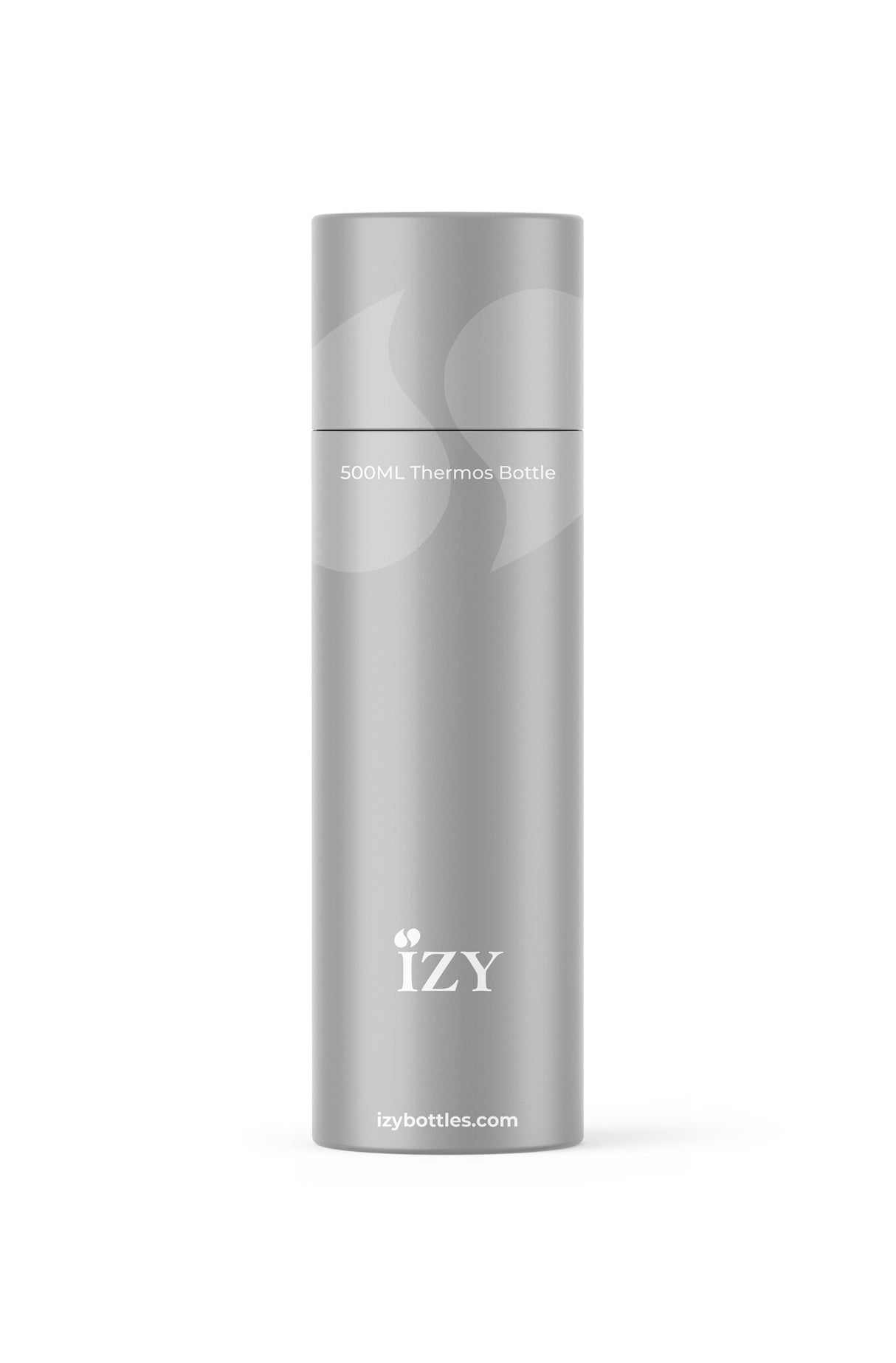 IZY-Bottle_Cylinder_Gray_Front