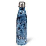 IZY RVS Drinkfles Thermosfles (500ml) - Marmer Blauw