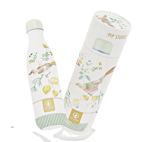 IZY RVS Drinkfles Thermosfles (500ml) - Pip Studio Little Birds