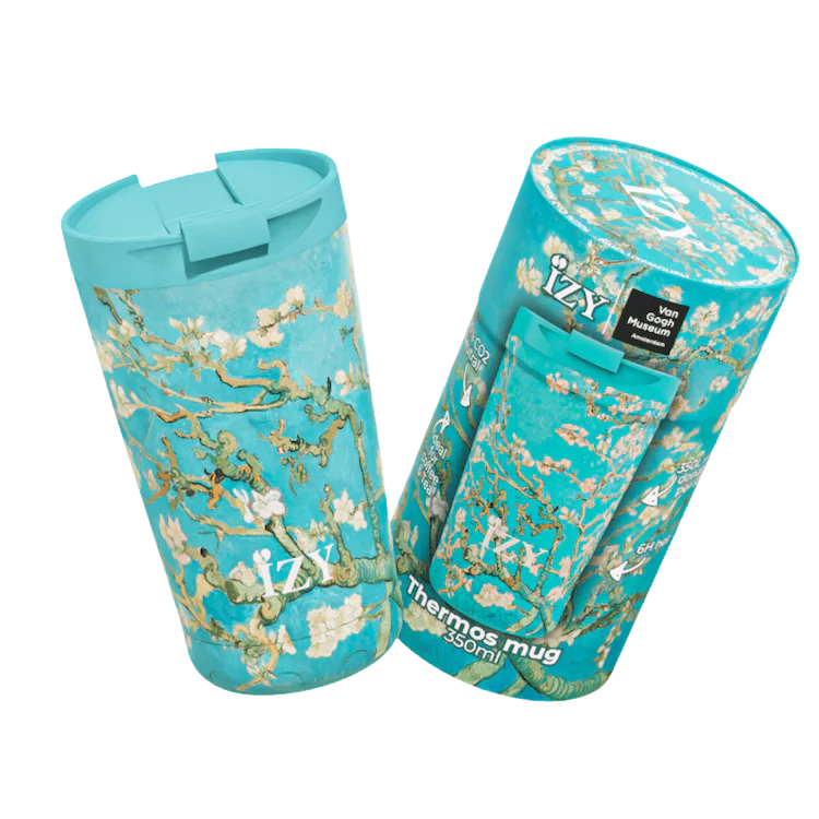 IZY RVS Geisoleerde Koffiebeker - Almond Blossom