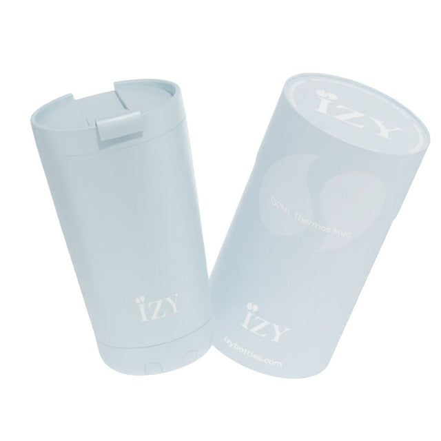 IZY RVS Geisoleerde Koffiebeker - Light Blue