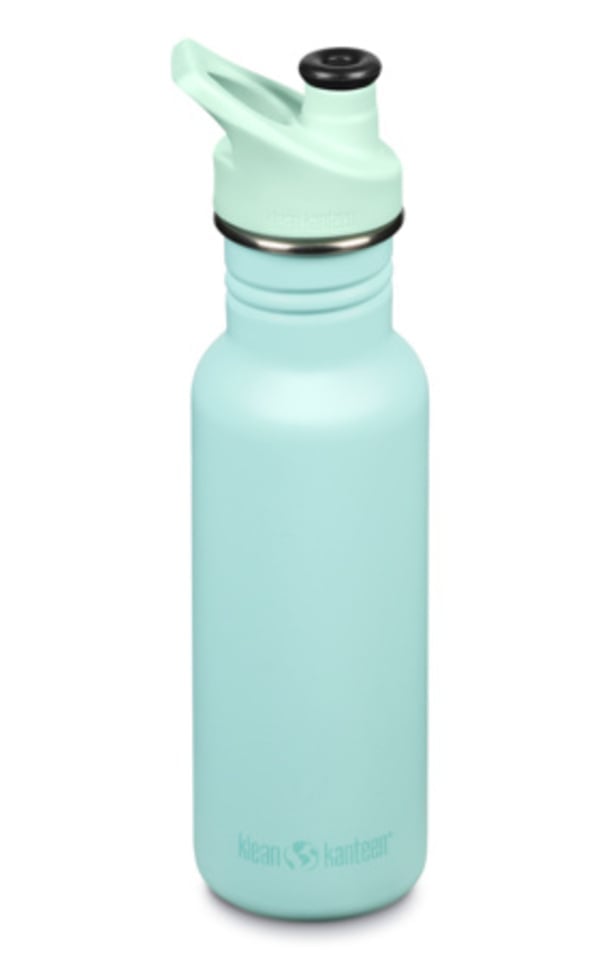 Klean Kanteen RVS Drinkfles Classic 532ml (w/Sport Cap) - Pastel Turquoise