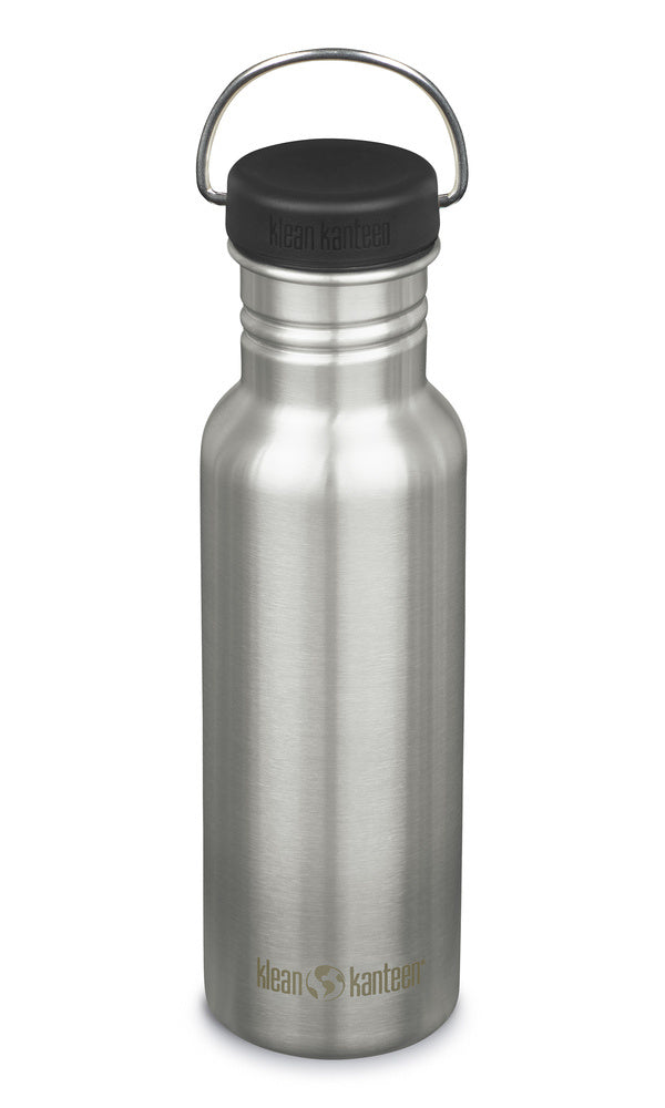 Klean Kanteen RVS Drinkfles Classic 800ml LoopCap - Brushed Stainless