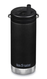 Klean Kanteen RVS Thermosfles TK Wide 355ml Twist Black