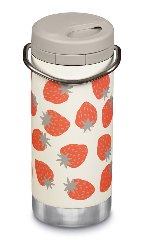 Klean Kanteen RVS Thermosfles TK Wide 355ml Twist Strawberries