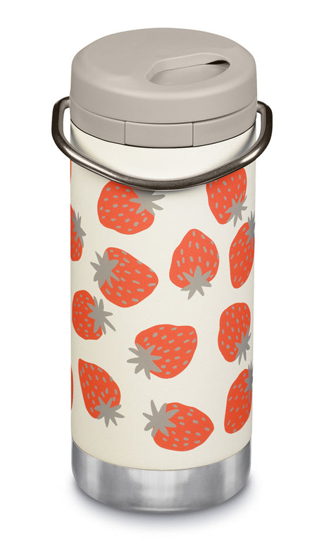 Klean Kanteen RVS Thermosfles TK Wide 355ml Twist Strawberries