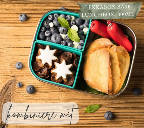 Lekkabox Bento Cups - Petrol 3