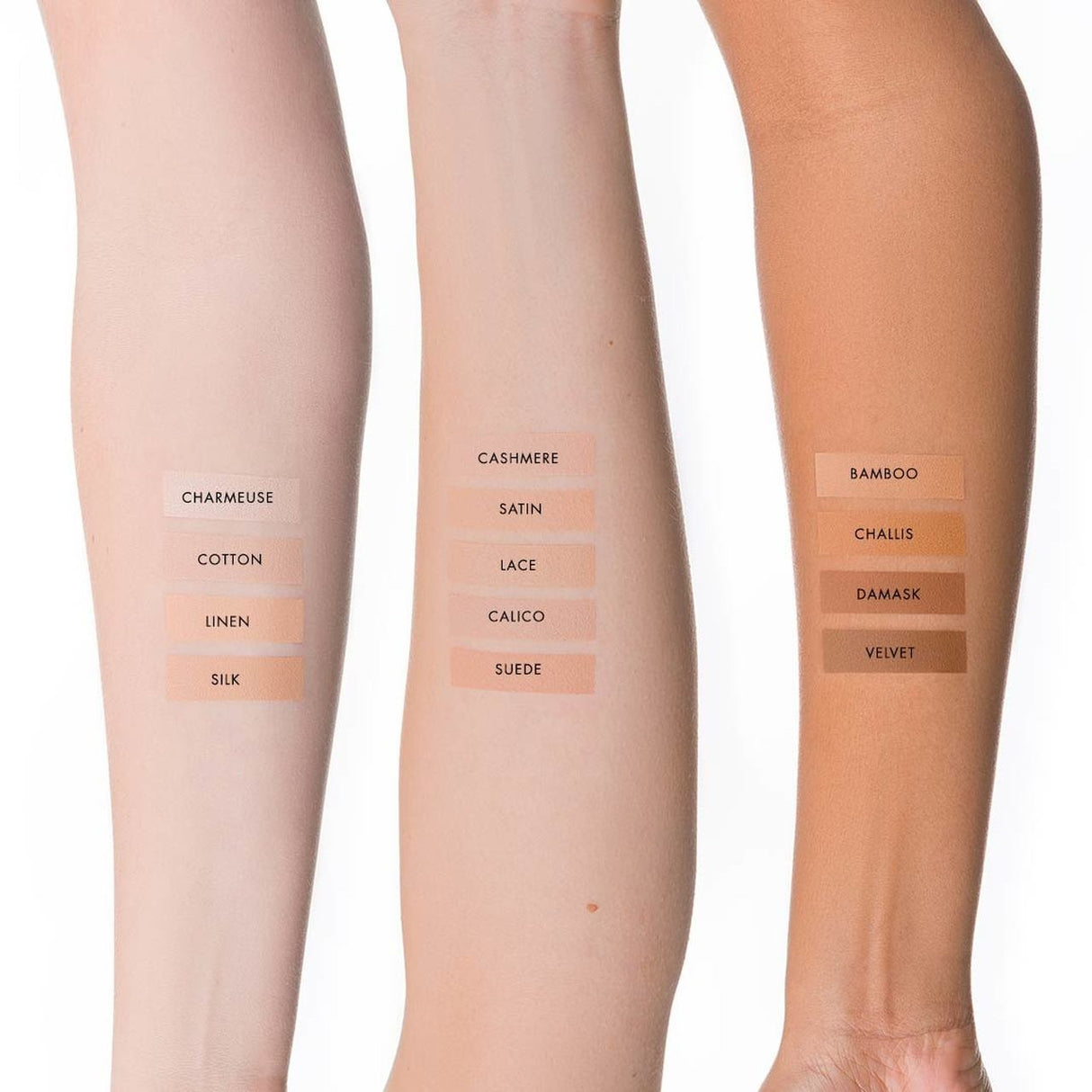 Lily Lolo Cream Foundation Swatches