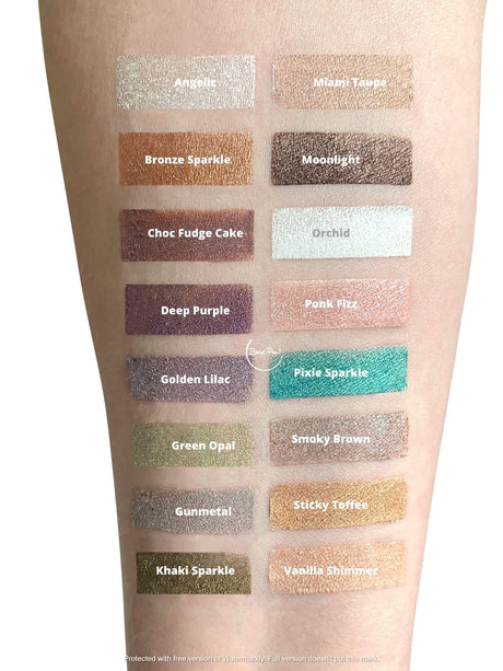 Lily Lolo Shimmer Eyeshadow Swatches (1)