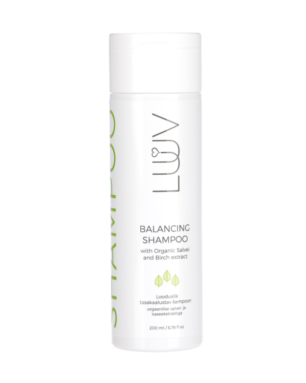 Luuv Cosmetics Balancing Shampoo With Birch And Salvey Extract