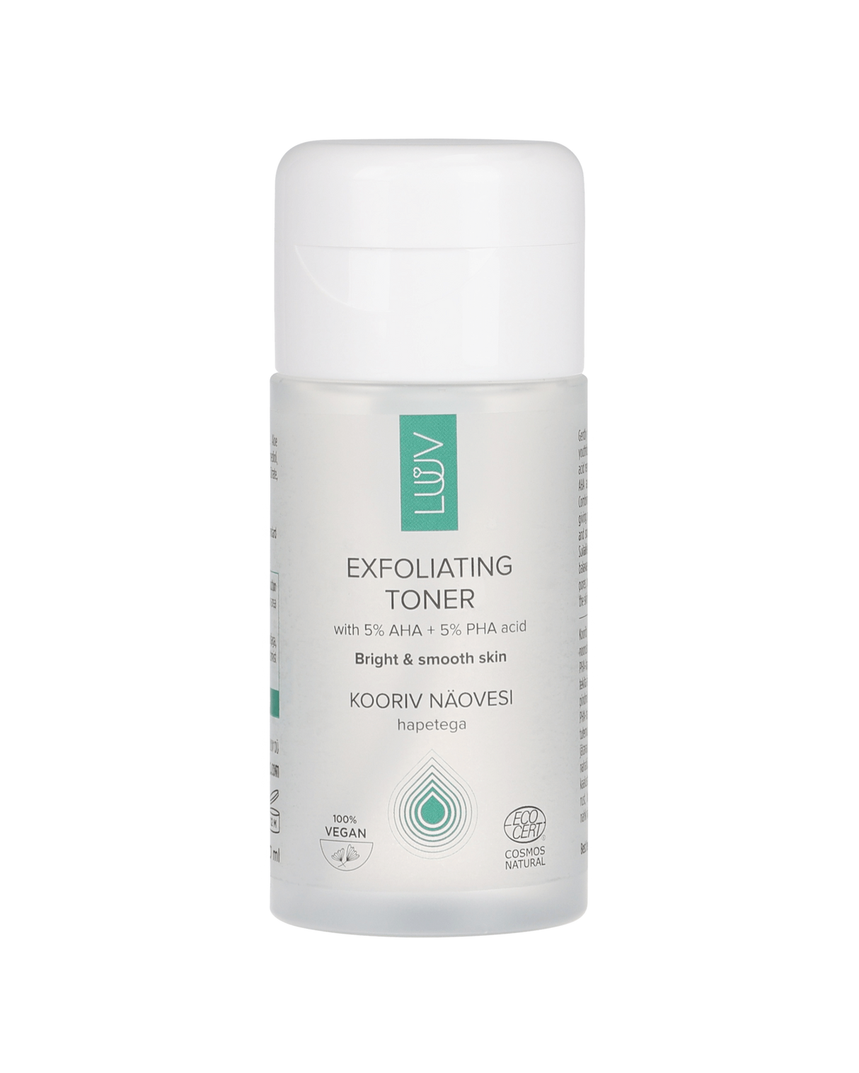 Luuv Cosmetics Exfoliating Toner With Aha + Pha Acid