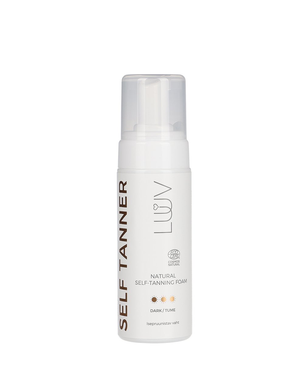 Luuv Cosmetics Natural Self Tanning Mousse - Dark 4744695010475