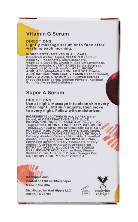 Mad Hippie Vitamin C & A Serum - Travel Size 4