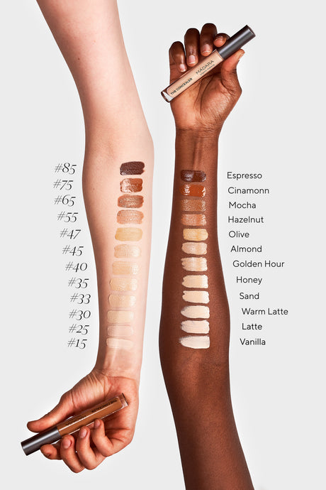 MADARA MU Swatches 2022 The Concealer With Numbers