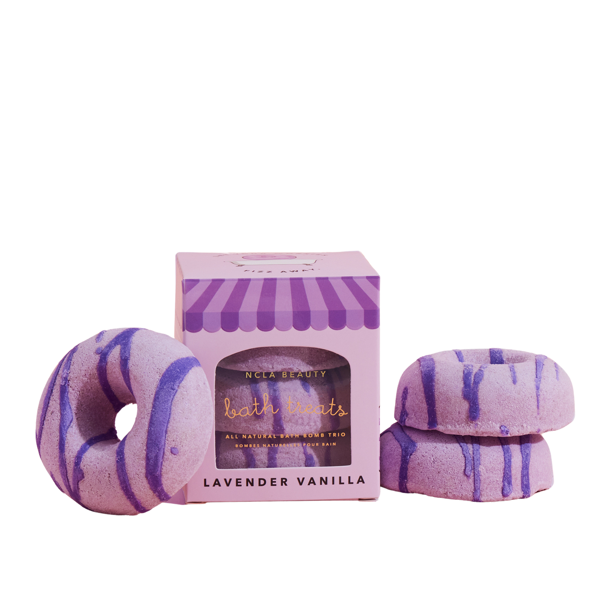 NCLA Beauty Bath Treats Bath Bombs Lavender Vanilla