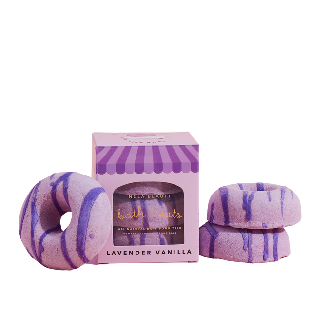 NCLA Beauty Bath Treats Bath Bombs Lavender Vanilla