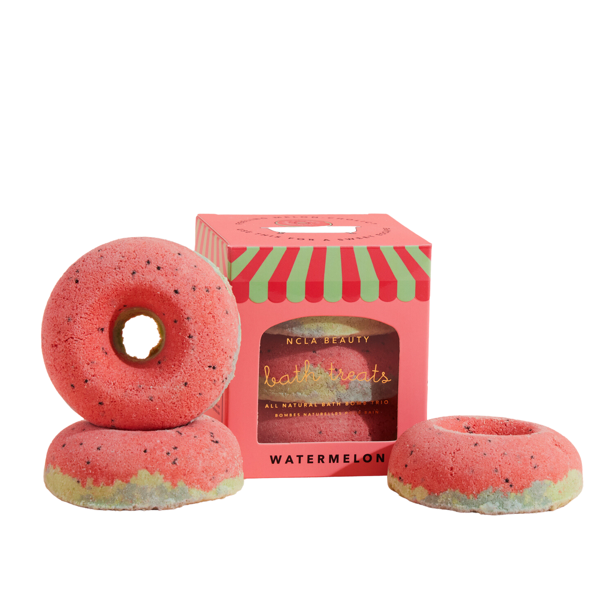 NCLA Beauty Watermelon Bath Treats Bath Bombs