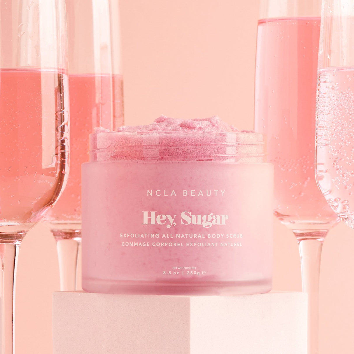 Pink champagne body scrub 02