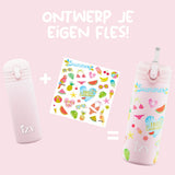 Pink Summer - 350ml - kids bottle - V5