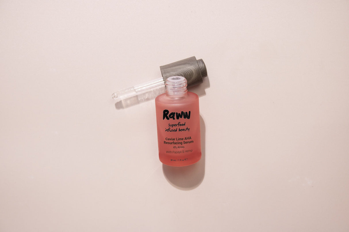 Raww-Caviar-Lime-AHA-Resurfacing-Serum-Lifestyle-04