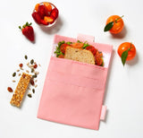 Roll'Eat Snack'n'Go Herbruikbaar Boterhamzakje - Active Pink 2