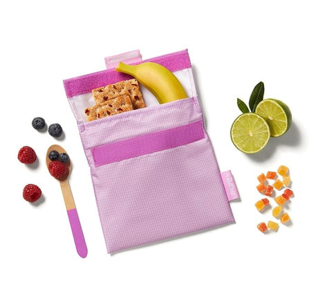 Roll'Eat Snack'n'Go Herbruikbaar Boterhamzakje - Active Mallow 1