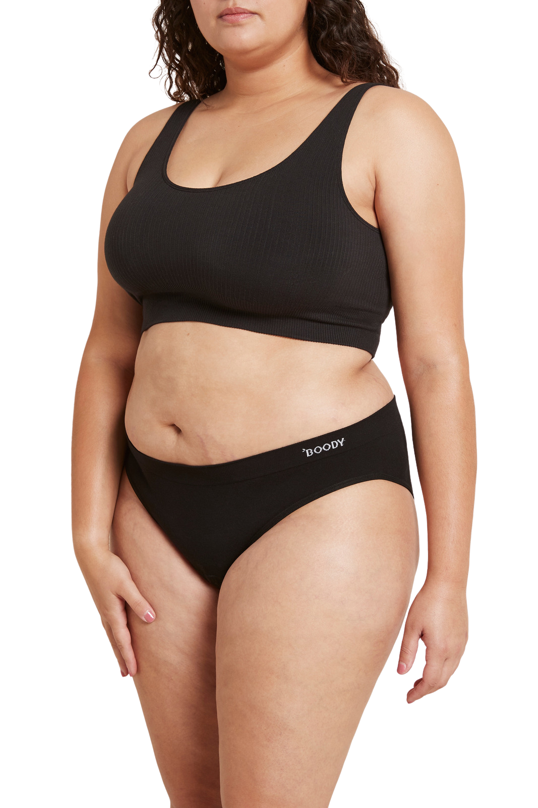 S19-Classic Bikini Period Proof-Heavy_Black_Ribbed Seamless Bra_Black-211023-Boody-0738 - Edited