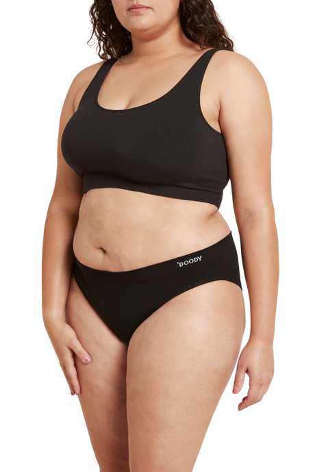 S19-Classic Bikini Period Proof-Heavy_Black_Ribbed Seamless Bra_Black-211023-Boody-0738 - Edited