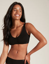 Shaper-Crop-Bra-Black-Front