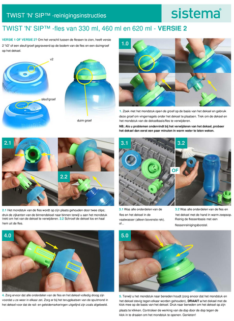 Sistema 330ml instructies 1