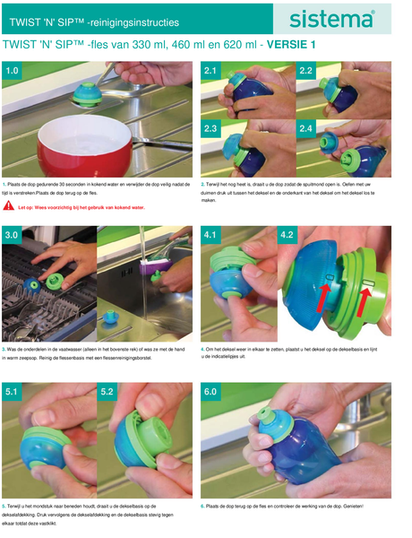 Sistema 330ml instructies