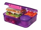 Sistema Bento Box 1.65L met Yoghurtpotje - Paars 3