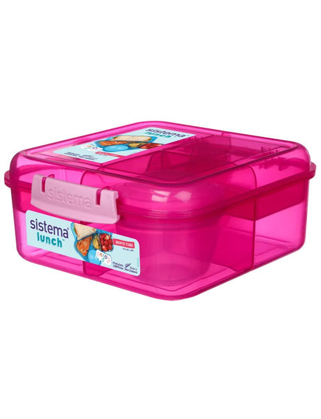 Sistema-Bento-Lunchbox-1.25L-met-Yoghurtpotje-Roze-New