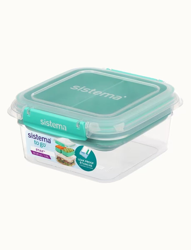 Sistema-To-Go-Stax-Lunchbox-1.15L-Teal