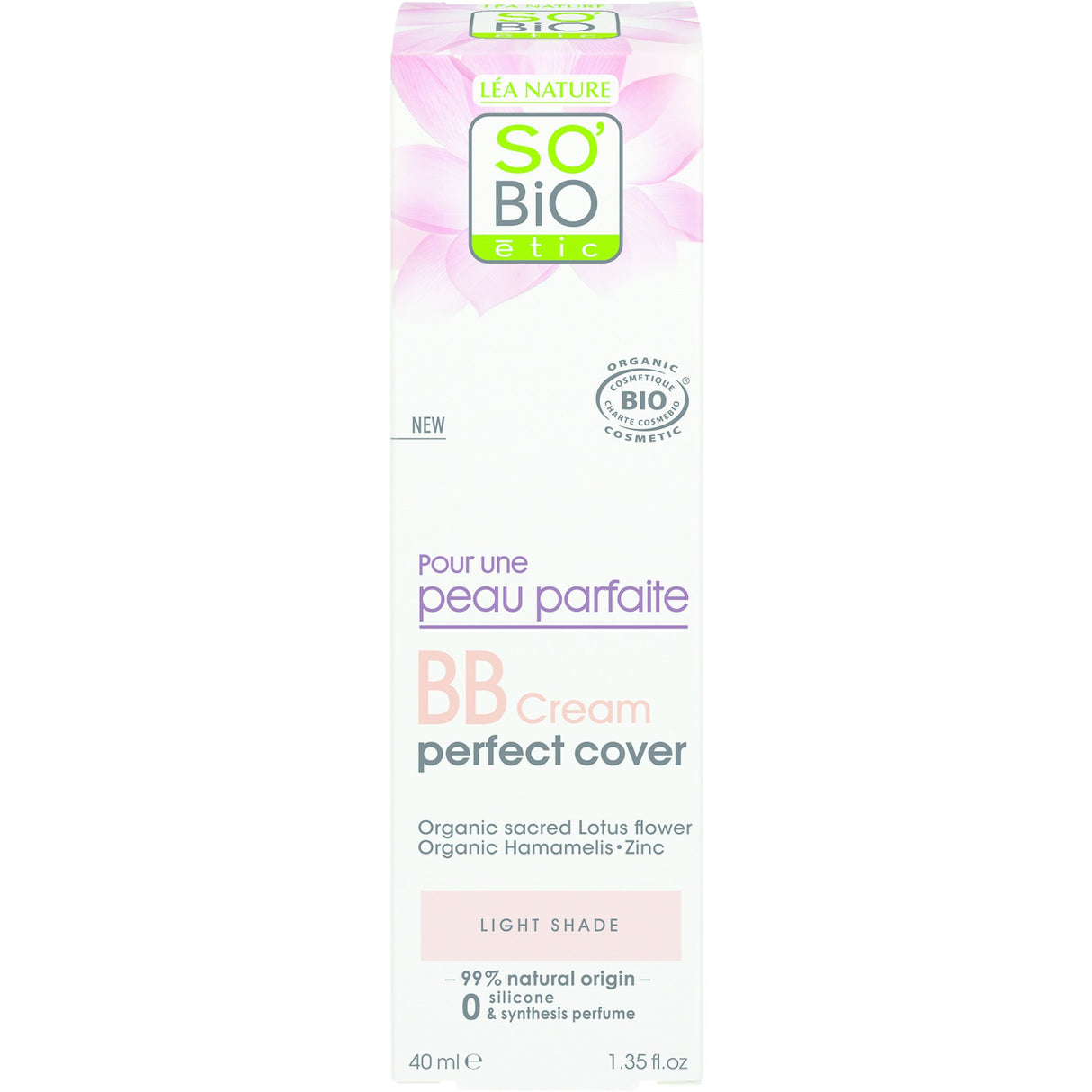 So Bio Etic  PUPP BB CREME CLAIRE 40ML1341227POUR UNE PEAU PARFAITEANGLE_CENTRE7 doosje