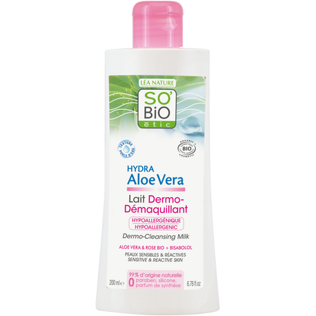 SO'BIO étic - Aloë Vera Dermo cleansing milk