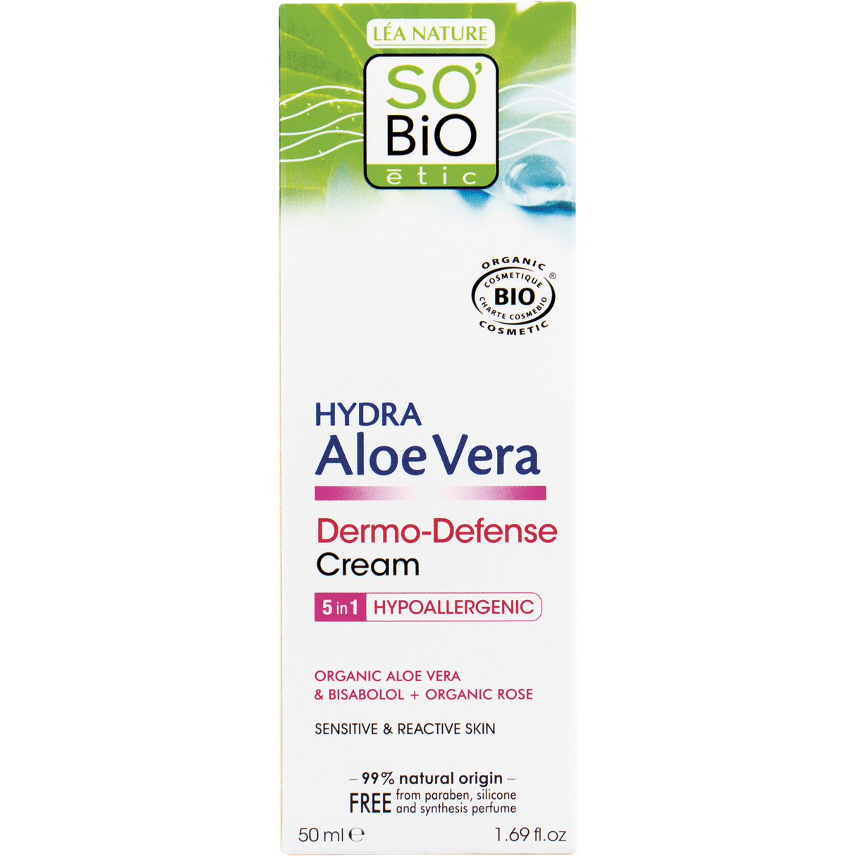 SO'BIO étic - Aloë Vera Dermo Defense day cream