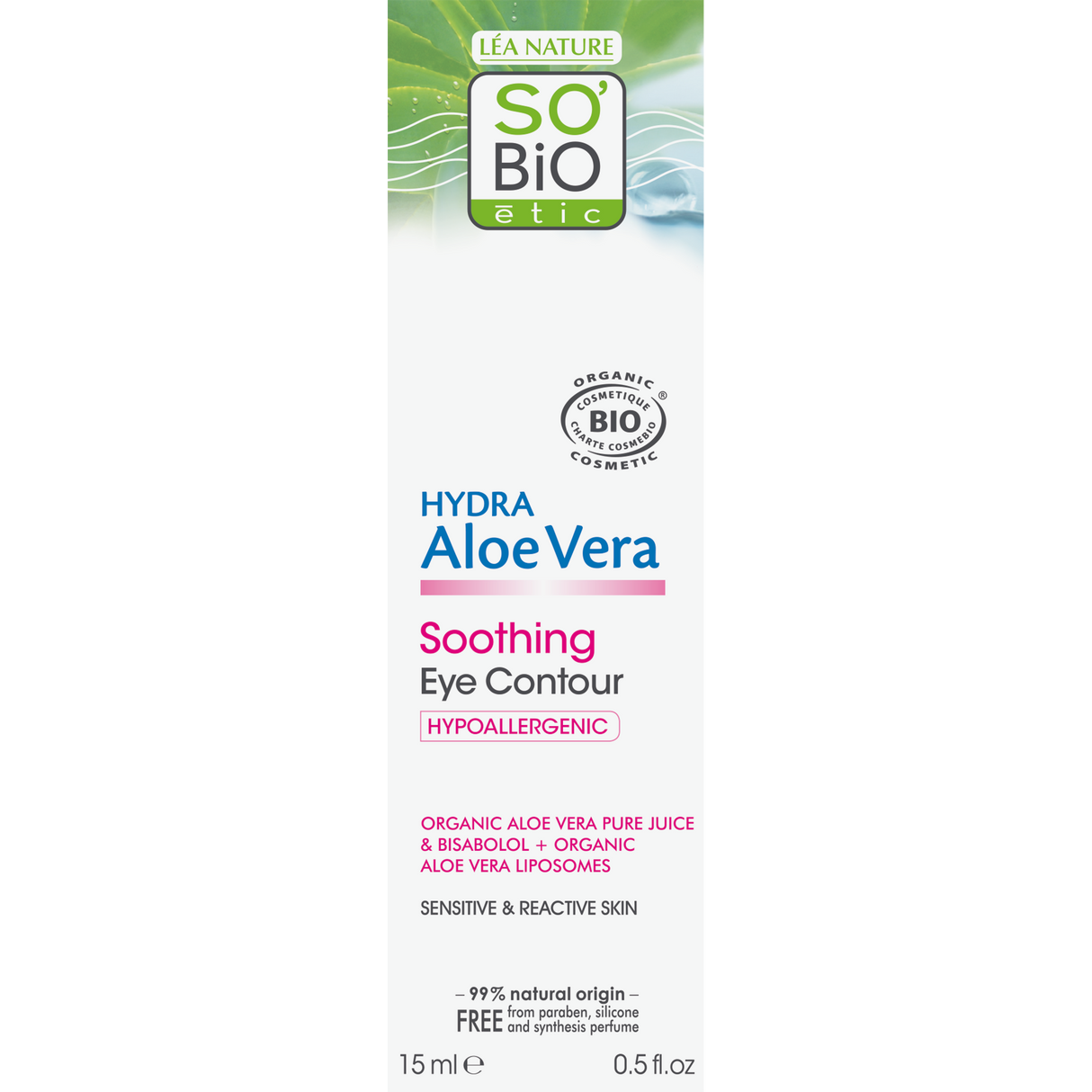 SO'BIO étic - Aloë Vera eye contour