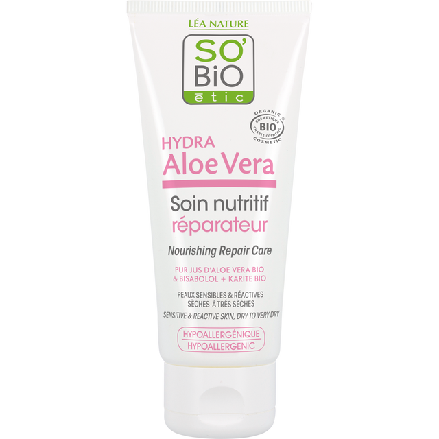 SO'BiO étic - Aloë Vera Nourishing night care tube