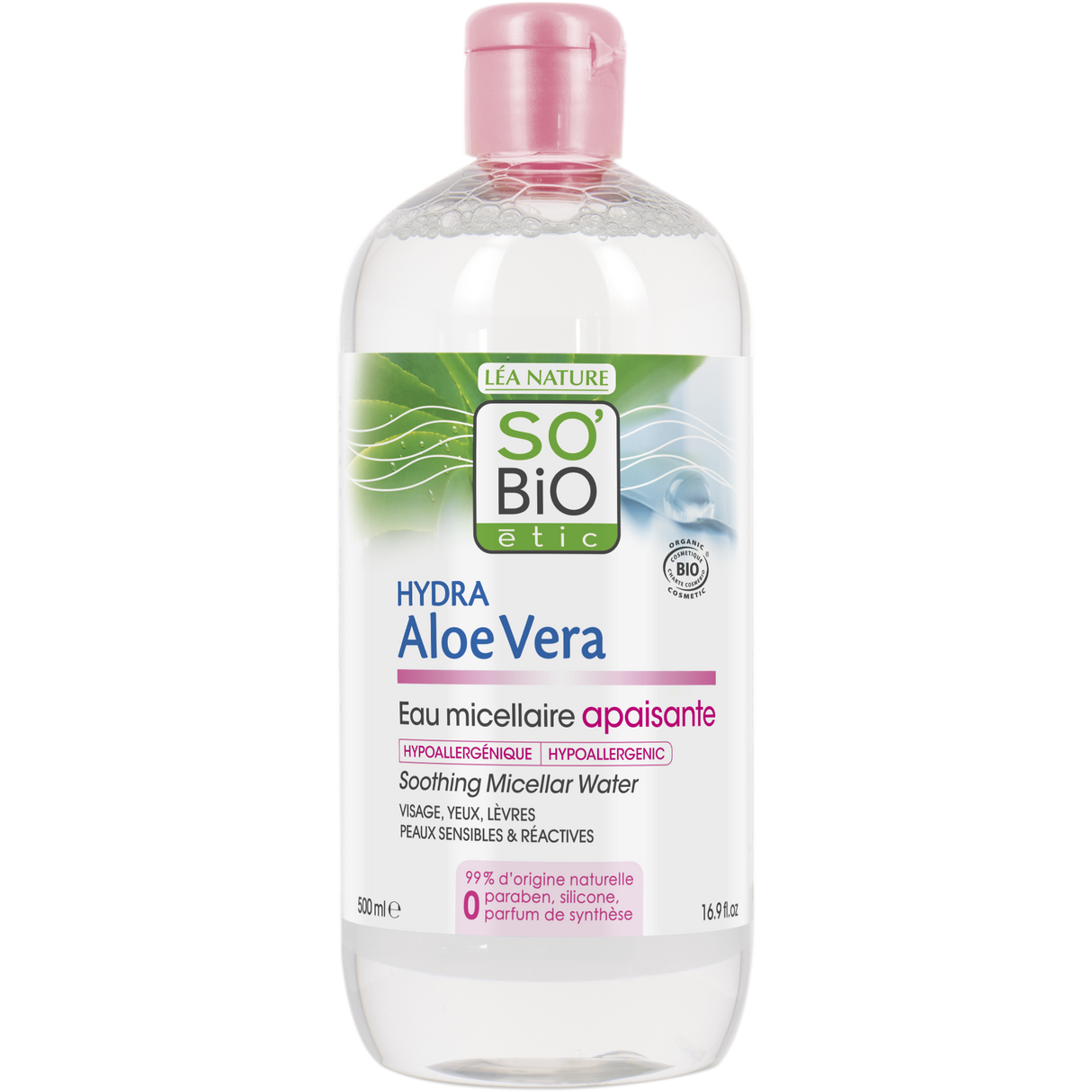 SO'BIO étic - Aloë Vera Soothing micellar water