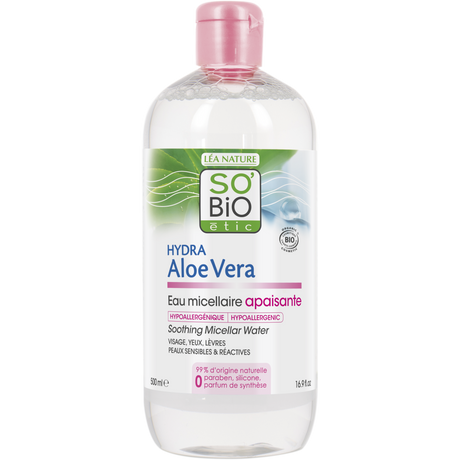 SO'BIO étic - Aloë Vera Soothing micellar water