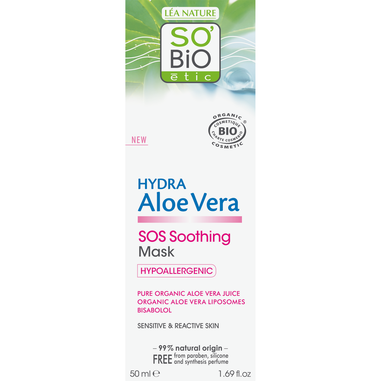 SO'BiO étic - Aloë Vera SOS mask box