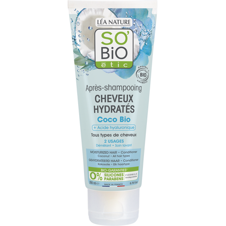 So'Bio Étic Conditioner Moisturised Hair Coco Hyaluronic Acid