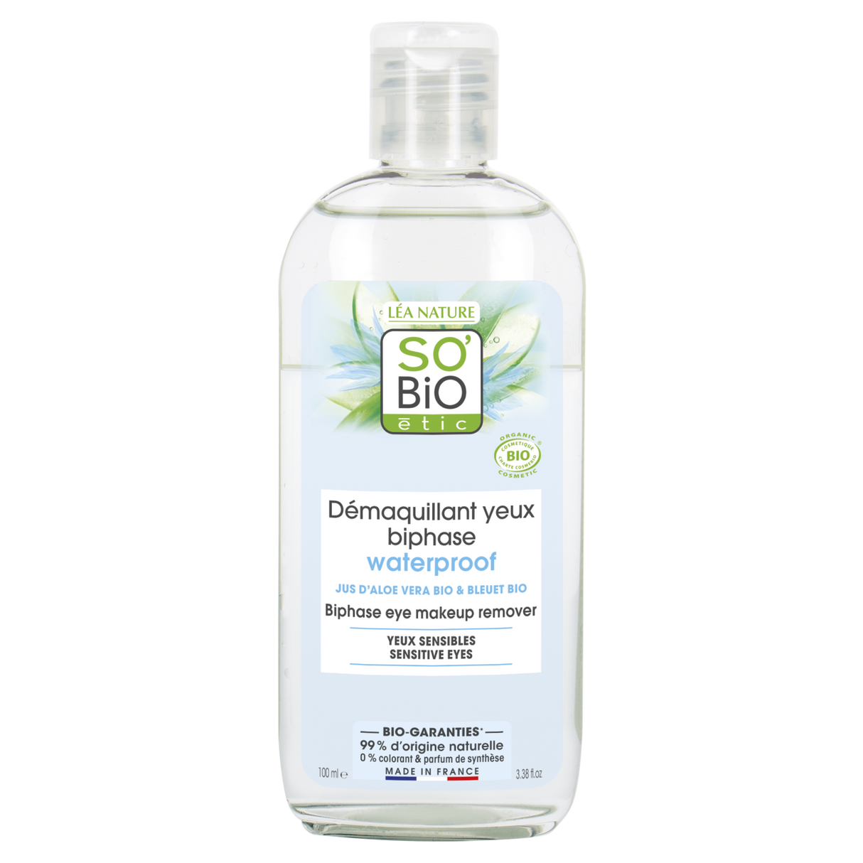 So'Bio Étic Eye & Lash Waterproof Make-Up Remover (100ml)