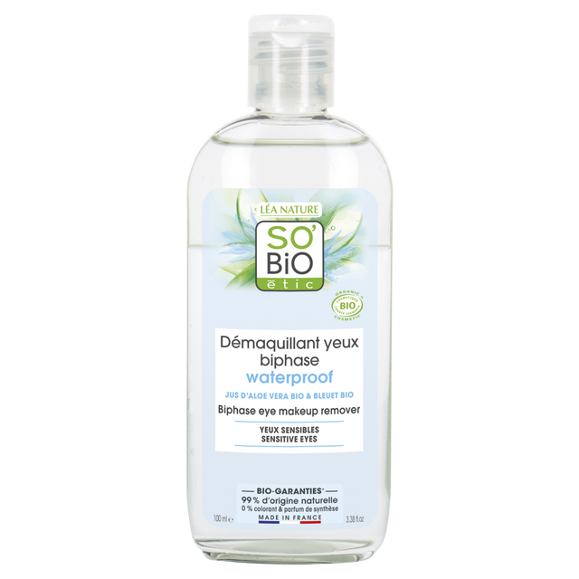 So'Bio Étic Eye & Lash Waterproof Make-Up Remover (100ml)