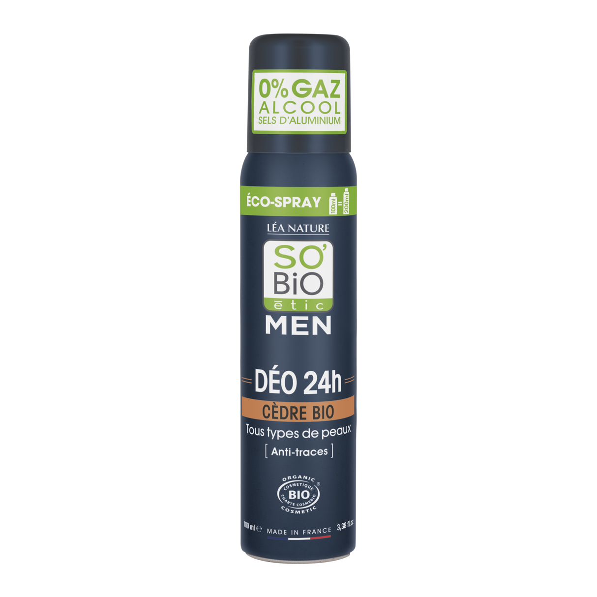 So'Bio Étic For Men Deo Spray Cedar Bio 3517360021509