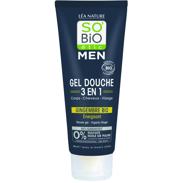 So'Bio Étic For Men Shower Gel 3 in 1 - Ginger