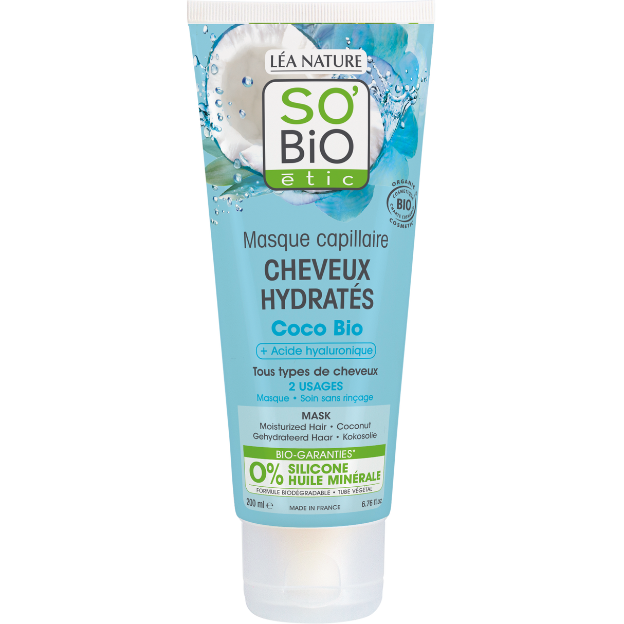 So'Bio Étic Haarmasker - Coco Hyaluronic Acid (200ml)